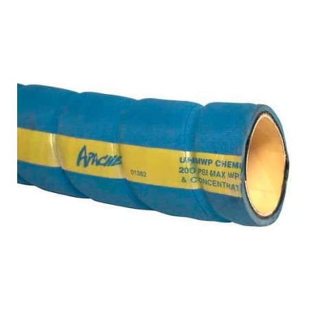 Apache 1" Dia. Blue UHMW Chemical Hose, 10 Feet 12096001-10-Feet